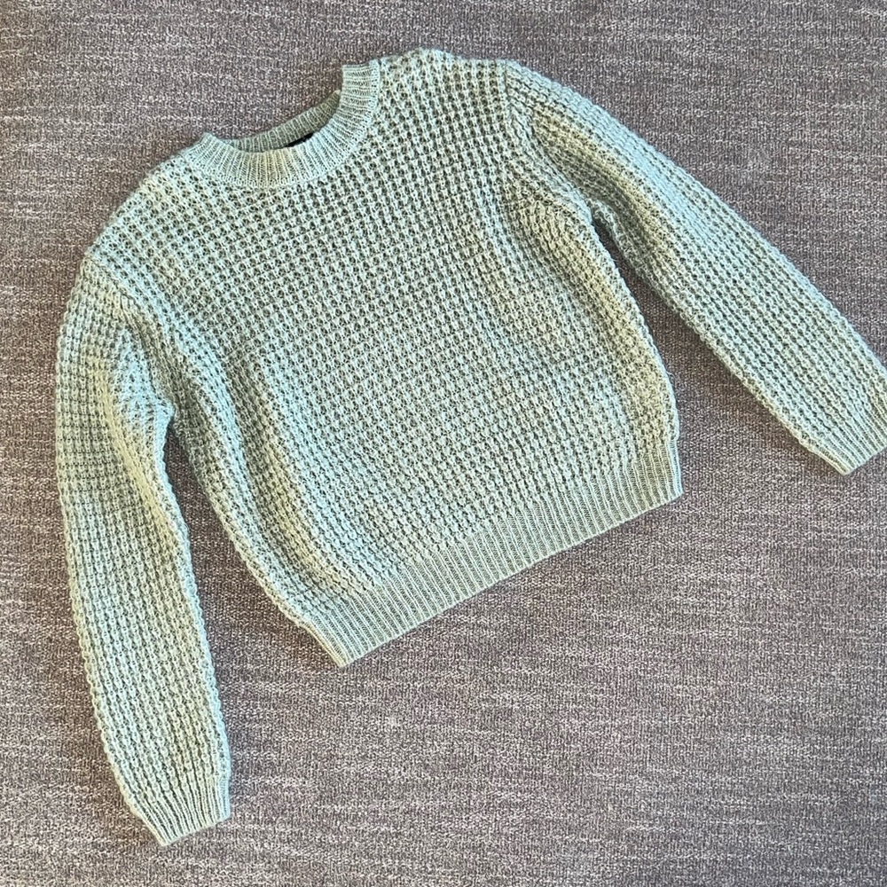 Girls Mint Green Sweater